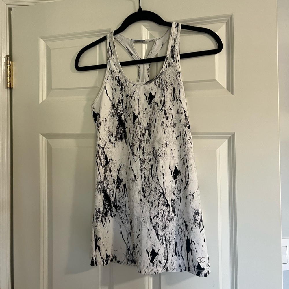 Workout racer back tank top